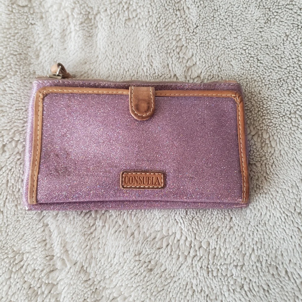 Consuela Purple Glitter Wallet - Picture 3 of 12